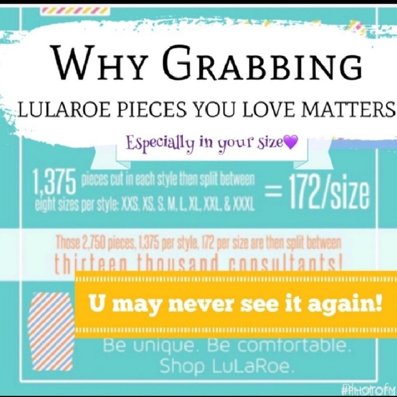 Lularoe extra small pink and gray Irma - Picture 4 of 5